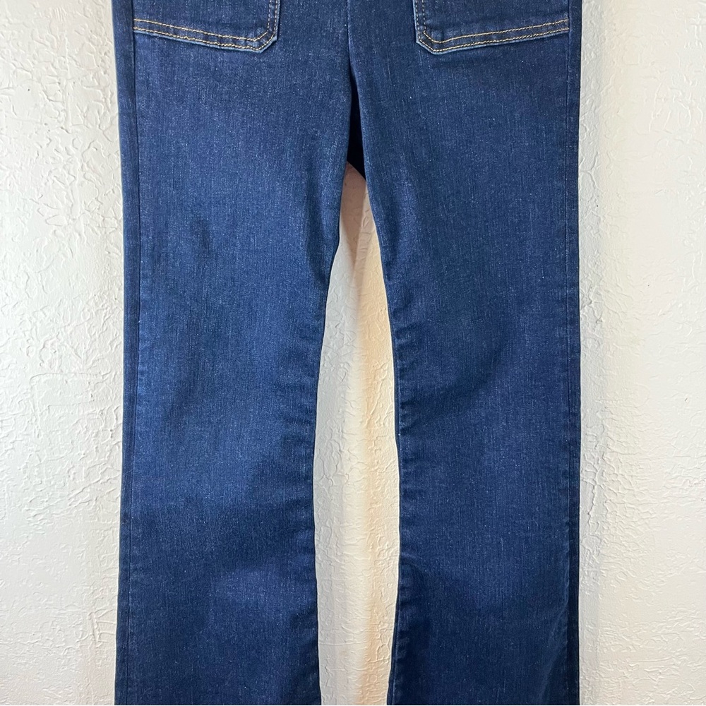 Frame The Bardot Jetset High Rise Flare Jeans in Blue - Picture 5 of 13